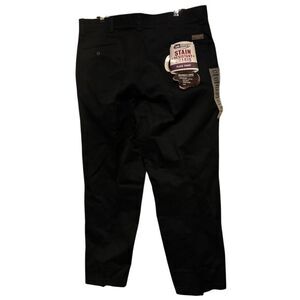 Lee Performance Khakis Plain Front Size 36x29 Black Pants *New*